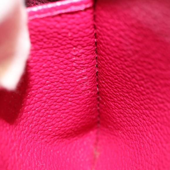 LOUIS VUITTON Vernis Pochette Cosmetic Pouch Rose Indian M90009 LV Auth rz269 - Picture 11 of 16